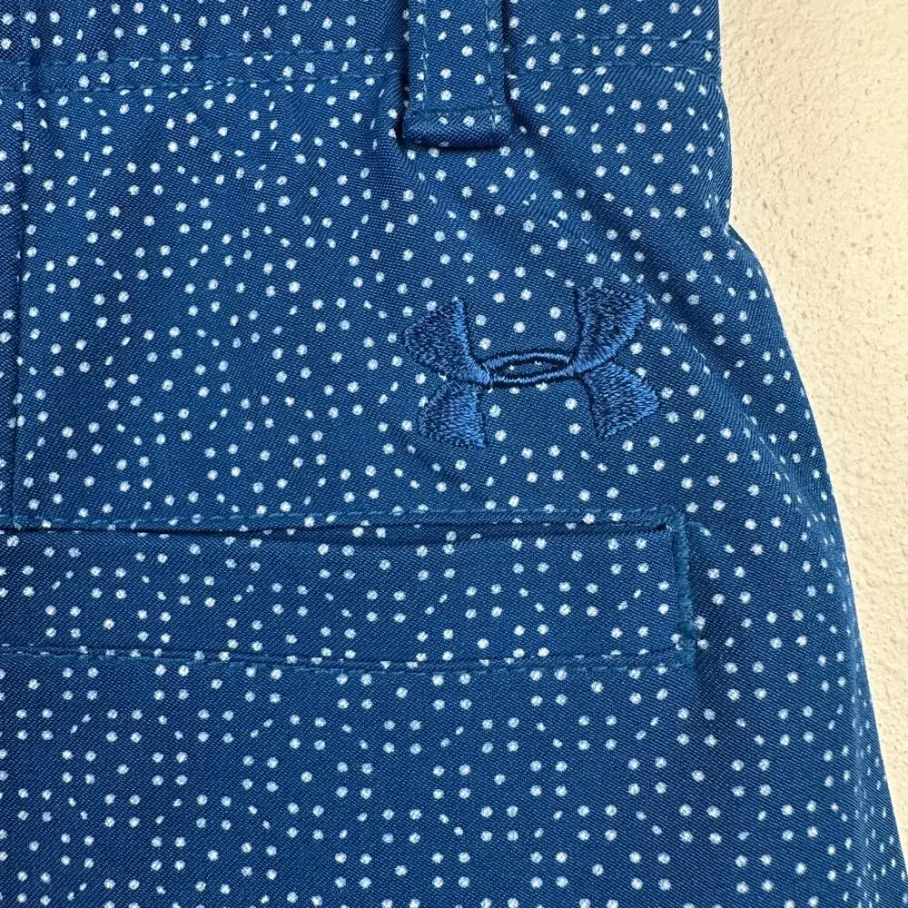 Under Armour Women's Golf Links Woven Skort Moroccan Blue 4 Tennis Pickleball